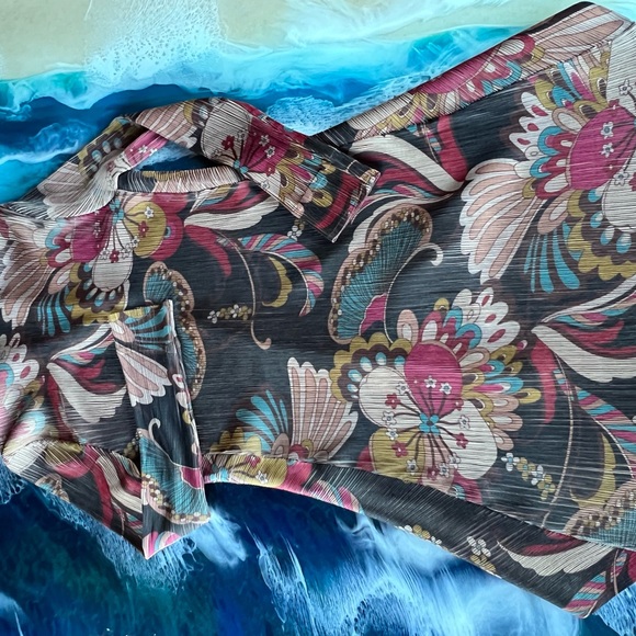 SALE! BUYorBUNDLE NEW Pings Imports Pleats Collection swing jacket, button front - Picture 3 of 12